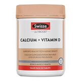 Swisse钙片+维生素D成人钙片中老年青少年孕妇成人补钙柠檬酸钙澳洲进口 钙片250粒*1瓶