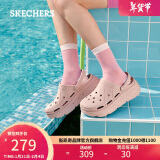 斯凯奇（Skechers）女鞋夏泡泡鞋软弹厚底增高外穿洞洞鞋凉拖鞋111127