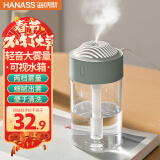 海纳斯（HANASS）加湿器 迷你小型家用卧室上加水空气加湿伴侣轻音 办公室桌面加湿器 H1