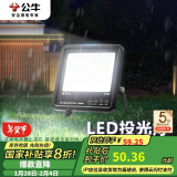 公牛（BULL）LED投光灯路灯庭院灯工地灯露营灯 IP65防水高亮度30W-6500K白光