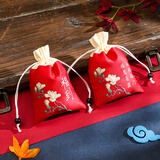 别颖（ROMANZO）香包安神助眠香囊袋艾草薰衣草中草药怡神减压香料空袋端午节礼物 【福到】红色不带流苏 香包空袋【没有香料】