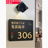 壹居长宁门牌号码定制家用入户门装饰住宅小区高级感门牌先让这户富起来 