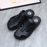 回力凉鞋男夏季男士拖鞋2023新款男士凉拖鞋男休闲防滑沙滩凉鞋男 3552黑色【标准码】脚宽拍大一码 42