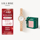 LOLA ROSE罗拉玫瑰小金表情人节礼物女手表女情人节礼物女送女生生日礼物女