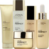 欧莱雅（LOREAL） 金致臻颜奢养活肤水精华洁面乳乳液面霜 五件套洁面乳活肤水乳液精华眼霜