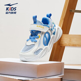 鸿星尔克（ERKE）童鞋男女大小童凉鞋儿童镂空沙滩框子鞋梦境蓝/微晶白32