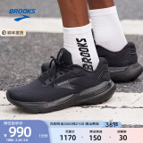 布鲁克斯（BROOKS）甘油21新款跑步鞋男注氮科技透气运动鞋缓震跑鞋Glycerin 【支撑】黑色/黑色/乌木色 41