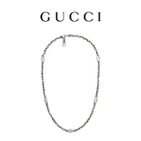 GUCCI古驰Gucci Interlocking系列项链 银925 均码