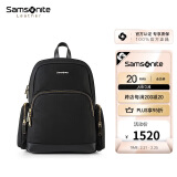 新秀丽（Samsonite）都市休闲书包女士双肩包14英寸电脑包黑色大号包包女包TW2礼物