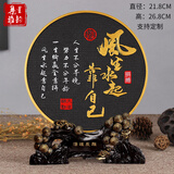 集里雅韵客厅玄关酒柜电视柜装饰摆件新房间装饰品创意家居活性炭雕工艺品 218专版风生水起 松枝