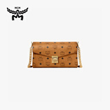 MCM MILLIE VISETOS中号链条单肩包斜挎包信封包女包 干邑色 中号