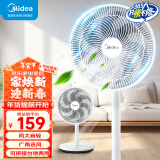 美的（Midea） 电风扇 家用风扇落地扇立式轻音节能电扇台扇迷你扇台立两用小风扇 【七叶大风量台立两用落地扇SAF30AC】 家用落地扇