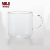 无印良品 MUJI 耐热玻璃 马克杯 水杯 杯子 MDE52A5A 透明