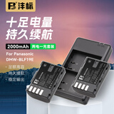 沣标（FB）DMW-BLF19E松下相机电池充电器DMC-GH5S GH4 GH3 G9LGK配件 两电双充套装（USB双槽充）