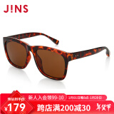 JINS睛姿太阳眼镜TR90轻盈镜框墨镜防晒时尚开车太阳镜MRF15S856 86 豹纹