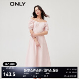 ONLY气质收腰显瘦中长裙法式茶歇连衣裙女|123207117 A20 花香POTPOURRI 165/84A/M