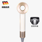 光速博士高速吹风机家用静音负离子大功率不伤发 无叶电吹风速干吹风筒 【陶瓷白-限定版】上滑选择规格 1600W丨送单风嘴丨1.8米长