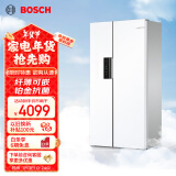 博世（BOSCH）【云朵白】502升超薄可嵌入式变频大容量风冷无霜 国家补贴换新 对开双开门家用冰箱 K1EA50209C 