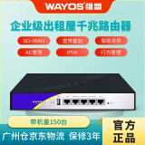 维盟（wayos）568千兆路由器PPPOE拔号宽带叠加出租屋SD-WAN组网带机80台