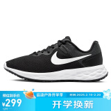 耐克NIKE女跑步鞋REVOLUTION6运动鞋DC3729-003黑35.5