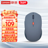 联想（Lenovo）好小橙智能语音鼠标 无线蓝牙双模式 Type-C充电鼠标 轻音按键 语音输入打字翻译  好困蓝