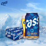 凯狮（CASS）啤酒 355ml*24罐 清爽原味 4.5度 韩国原装进口啤酒