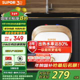 苏泊尔（SUPOR）[家电国家补贴至高20%]一级能效 6.6L电热水器 小厨宝厨房速热式 1500W上出水储水式 E06-UK02