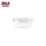 无印良品（MUJI）共聚酯保存容器 Tritan 透明食品密封罐米桶厨房收纳盒食物密封盒 长139*宽104*高64mm  0.425L