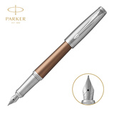 派克（PARKER）高端钢笔墨水笔都市系列成人学生练字男女商务送礼定制刻字生日礼物文具签字笔单笔礼盒 都市暮光畅享墨水笔