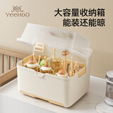 英氏（YEEHOO）奶瓶收纳盒沥水收纳箱宝宝餐具婴儿奶瓶奶嘴辅食工具沥水架