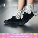 匡威（Converse）官方 All Star男女帆布低帮休闲运动鞋海军蓝102329 1Z635/黑色 36.5