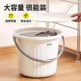 bdo加厚塑料桶胖东来同款带盖水桶洗澡桶洗衣桶户外钓鱼桶泡脚桶11L