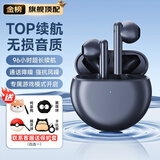 果坊【2026最新款丨柏林之声】半入耳式蓝牙耳机音乐无线耳机最新款超长续航榜前十适用苹果华为ov小米 冰霜银【智能降噪丨游戏无延迟】 96h超长续航+HIFI音质+杜比音效