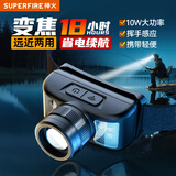 神火（SupFire）头灯强光变焦感应超亮长续航赶海头戴式充电防水工作钓鱼灯