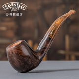 沙芬（SAVINELLI）【精选推荐】意大利进口石楠木过滤烟斗打火机男士 滤芯配件全套 【苔原677 蛋形大号 经典甄选】