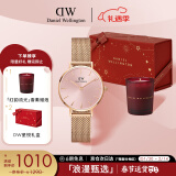 丹尼尔惠灵顿（DanielWellington）DW手表女欧美表简约钢带石英女士腕表送女友情人节礼物DW00100368