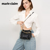 MARIE CLAIRE轻奢大牌2025奢侈品包包MC女包手提水桶包单肩包生日礼物送女友 黑色【七仓直发，当/次日达】送labubu挂饰