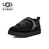 UGG秋季男士时尚双色系带街头休闲板鞋 1169493BLK|黑色 41