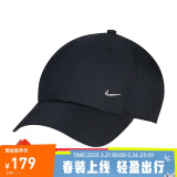 耐克NIKE运动配饰男女太阳帽棒球帽CLUB CAP帽子FB5372-010黑L/XL