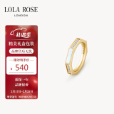 LOLA ROSE罗拉玫瑰八边形戒指宝石个性简约节日礼物送女生生日礼物女