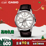 卡西欧（CASIO）手表男三盘简约夜光显示学生考试石英表MTH-5001L-7A