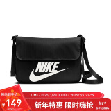 耐克NIKE中性单肩包斜挎包 SPORTSWEAR 休闲包 CW9300-010黑小号