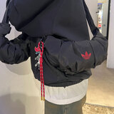 阿迪达斯（adidas）三叶草单肩包男包女包秋冬季新款运动包轻便休闲腰包斜挎包胸包 JY8573蛇年限定 牛角包 以专柜实物为准