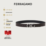 菲拉格慕（Ferragamo）男士双面可调式GANCINI腰带 0689112_C_110（礼物送男友）