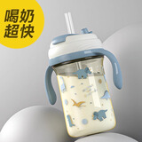 贝姆士2岁以上大宝宝奶瓶直饮吸管杯3-4-5儿童家用喝奶专用刻度牛奶杯