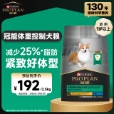 冠能狗粮体重控制绝育犬成犬狗粮全价2.5kg 高蛋白低脂肪健康减轻体重