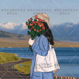 一毛钱壁纸专区0.1元自动秒发0.01商品一分钱可爱小女孩静态图片虚拟电脑手机桌面壁纸头像素材