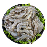 一虾一世界新鲜海捕大虾 青虾小白对虾基围虾羊毛虾 鲜活冷冻 烧烤火锅食材 海捕小白虾带冰 4斤(净重)  3.3斤