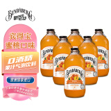 宾得宝（Bundaberg）含气蜜桃汁饮料 375ml*6玻璃瓶装 澳州进口网红发酵果汁气泡水