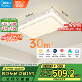 美的（Midea）LED吸顶灯现代轻奢客厅餐厅灯具仿水晶灯饰高显指智能客厅灯x2206